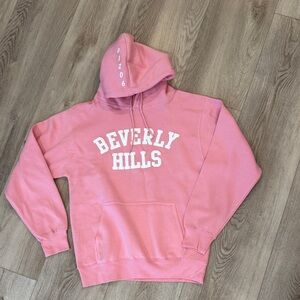 Pink Beverly Hills Hoodie Sweater